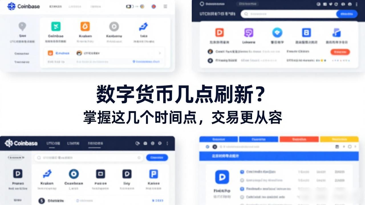 数字货币几点刷新?掌握这几个时间点,交易更从容