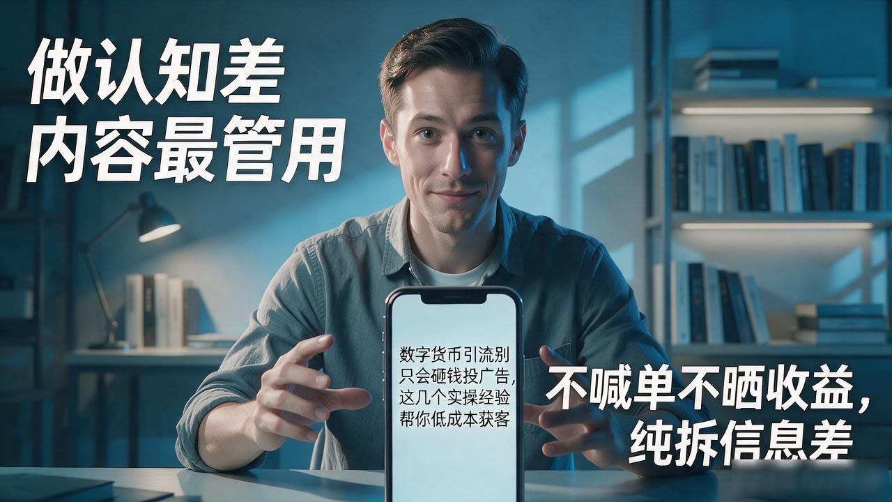 数字货币引流别只会砸钱投广告,这几个实操经验帮你低成本获客