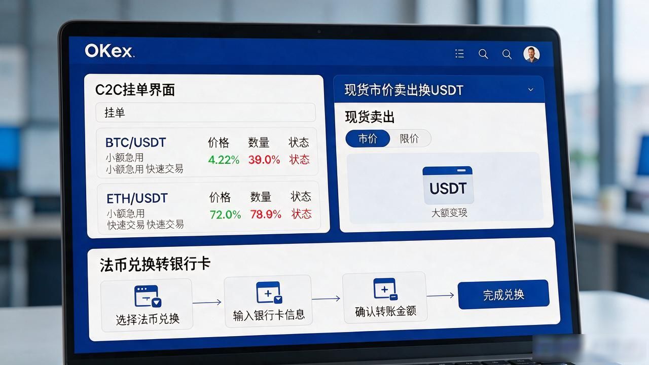 okex上的数字货币怎么变现？出金到银行卡实操讲清