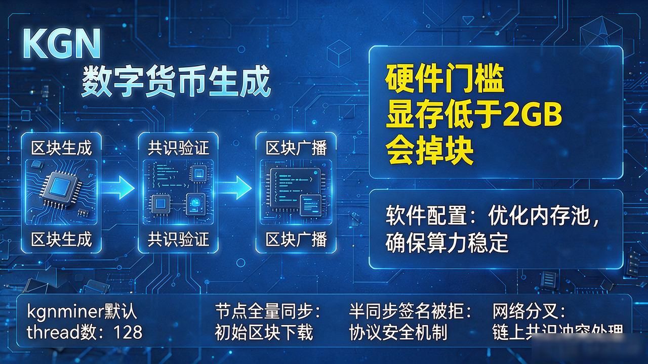 KGN数字货币生成方法全梳理,矿工节点参与该注意什么
