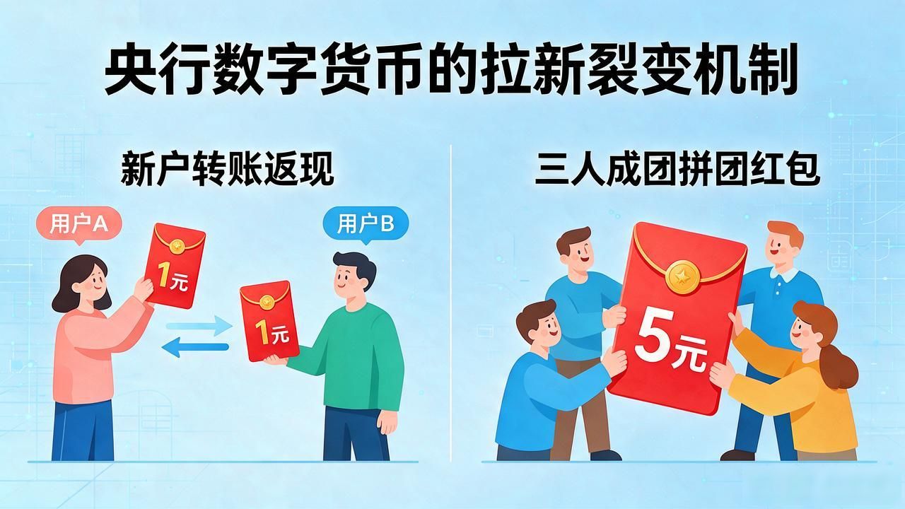 央行数字货币拉新怎么做?场景嵌入、裂变机制和运营节奏的实战拆解