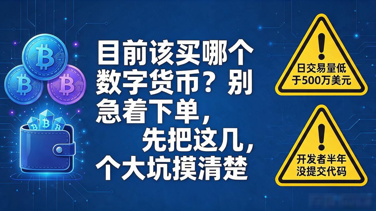 目前该买哪个数字货币？别急着下单，先把这几个大坑摸清楚
