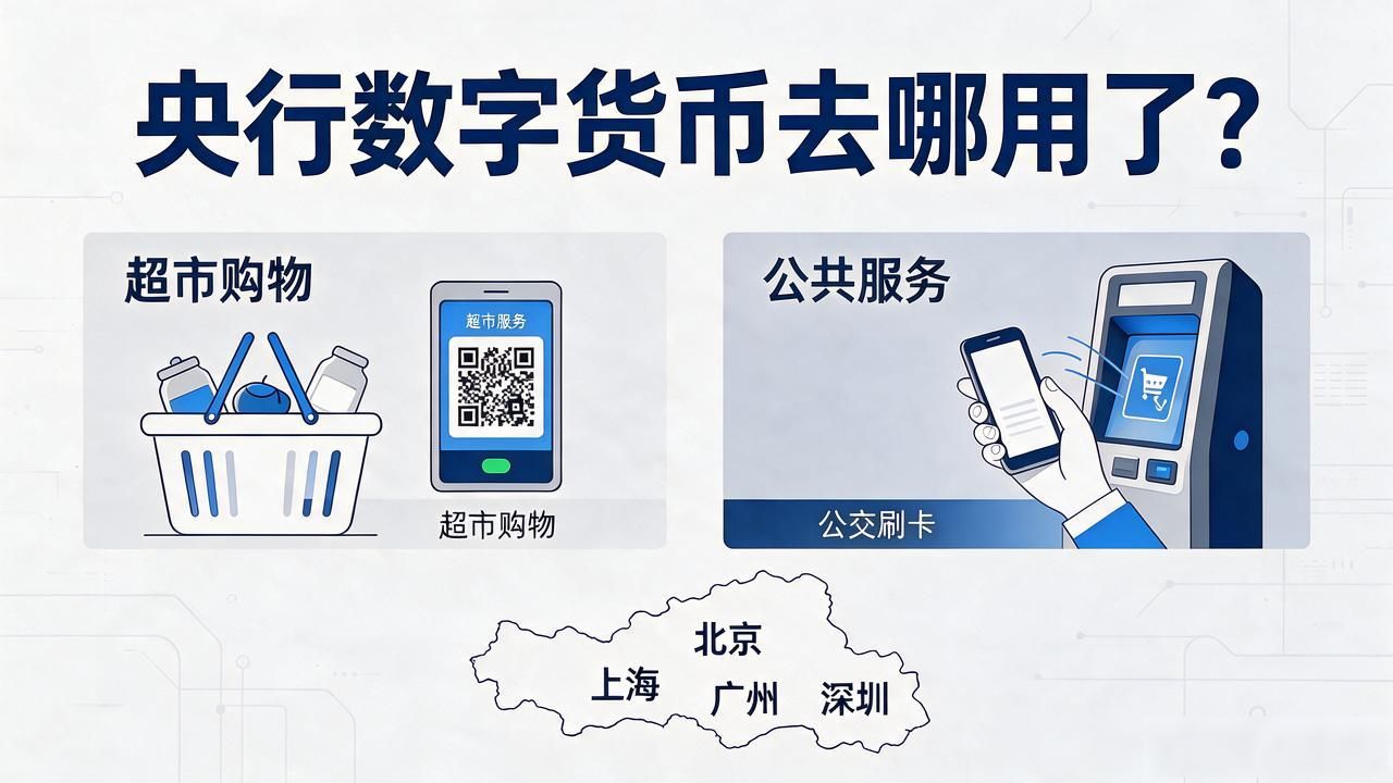 央行数字货币去哪用了？全国试点城市一览表